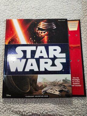 Star Wars Flashlight Adventure Pop Up Book Kids Play-a-Sound 2015 Hardcover